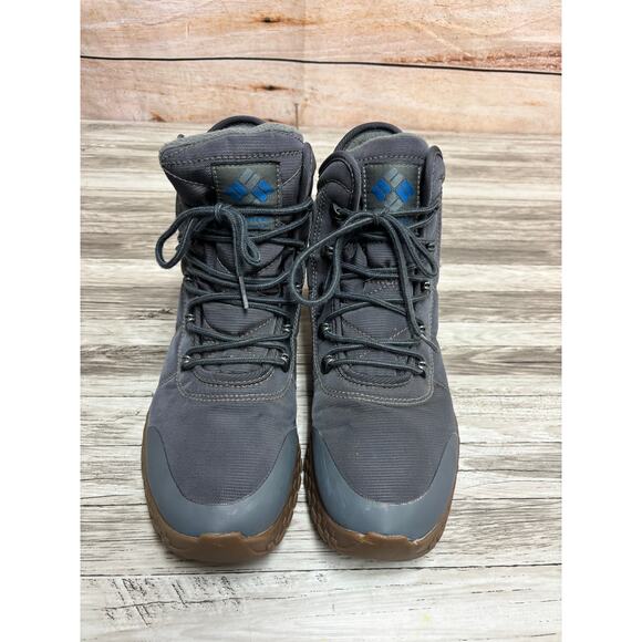 Columbia Mens Fairbanks Omni-Heat Waterproof Winter Boots Size 9.5 Blue main image 8
